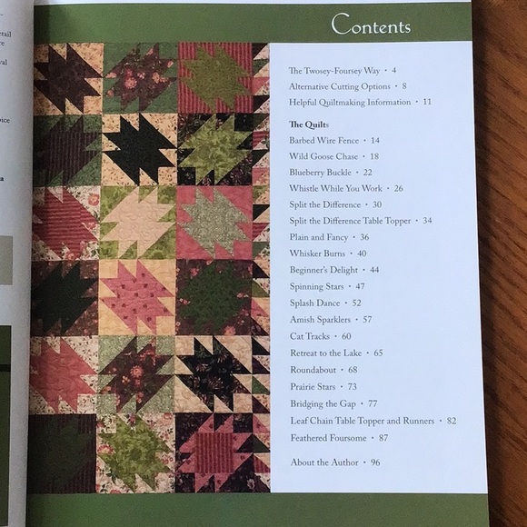 Twosey-Foursey Quilts quilting books - Picture 3 of 5